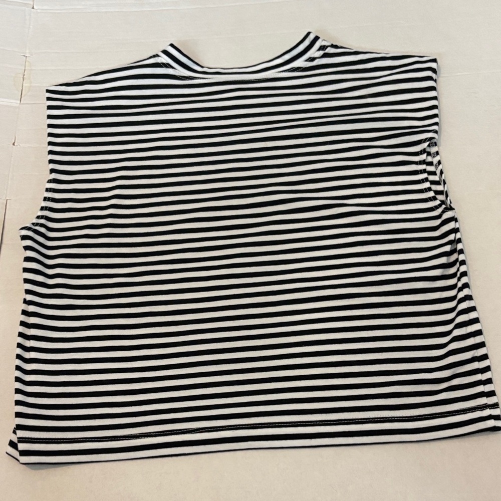 Striped Black and White Women's top